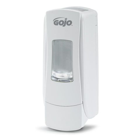 GOJO ADX - 7 MANUAL PUSH-STYLE WHITE DISPENSER FOR GOJO FOAM HAND & SHOWER WASH - EACH ( 8780-06 )