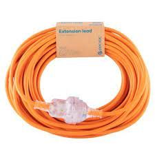 PACVAC 18MTR COMMERCIAL GRADE EXTENSION LEAD, ORANGE, 10AMP, 3 CORE - TEST & TAG - ( EXL001 ) - EACH