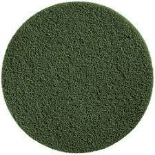 MOTORSCRUBBER 20CM GREEN SCRUBBING PAD ( MS1062 ) - 5 - PACK