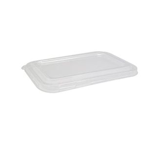 GREENMARK PET LID TO SUIT WHITE SUGARCANE CONTAINER ( FIT 500 / 650 / 750ML ) - TCLP - 500 - CTN