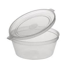 GENFAC 70ML PP SAUCE CONTAINER WITH HINGED LID - 1000 - CTN