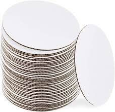 7" CAKE CIRCLE WHITE TOP CORRUGATED BOARD ( 180MM DIA ) - 800012 - 200 - PKT