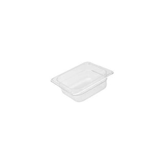 GASTRONORM POLYCARB FOOD PAN CLEAR 1/6 SIZE 65MM DEEP - 852602 - EACH
