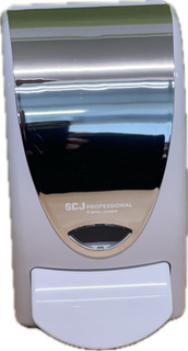 SCJ PROFESSIONAL PROLINE WHITE WITH CHROME TONGUE DISPENSER - 1L - EACH ( DIS2167 )