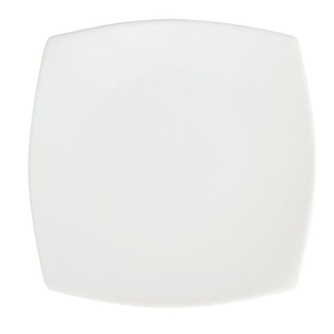 OLYMPIA WHITEWARE ROUNDED SQUARE PLATE 240mm x 240mm - U170 - 12 - CTN