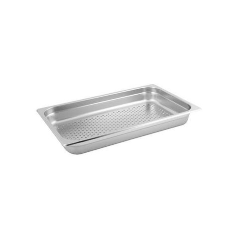 ANTI JAM GASTRONORM STEAM PAN S/STEEL - 1/1 SIZE PERFORATED - 150MM DEEP - 885107 - EACH