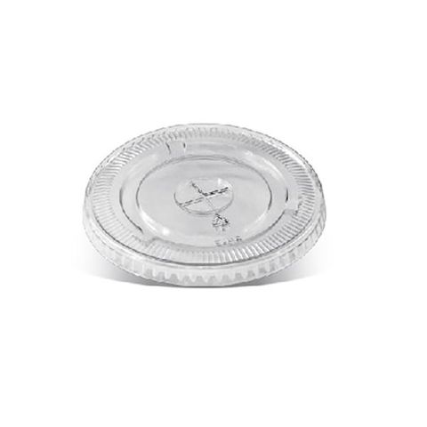 GREENMARK CLEAR PLA PLASTIC FLAT LID 90MM ( SUITS CC16 / CC22 / CC24 - MILK SHAKE ) - CCFL - 1000 - CTN