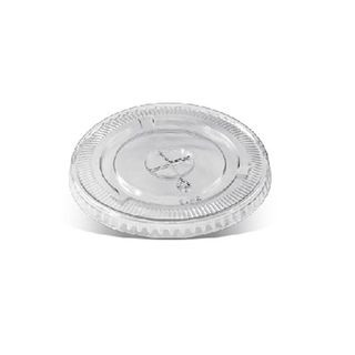GREENMARK CLEAR PLA FLAT LID 90MM ( SUITS CC16 / CC22 / CC24 - MILK SHAKE ) - CCFL - 50 - SLV