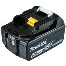 MAKITA 18V 5.0Ah BATTERY WITH FUEL GAUGE INDICATOR ( LOOSE ) - BL1850B-L - EACH