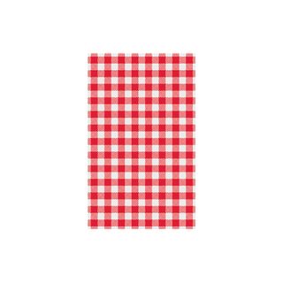 TRENTON GINGHAM RED G/PROOF PAPER - 74204 -190 X 310MM ( 1/4 CUT) - 200 - PKT