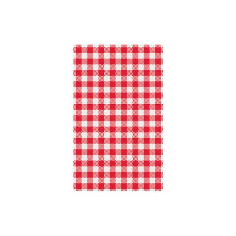 TRENTON GINGHAM RED G/PROOF PAPER - 74204 -190 X 310MM ( 1/4 CUT) -200