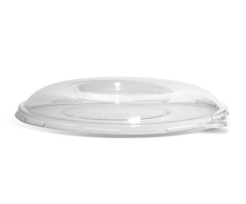 GREENMARK RPET LID TO SUIT SUGARCANE ROUND BOWL - 24oz - 40oz ( 202mm Dia x 28mm H ) - SB24/32/40L - 500 - CTN