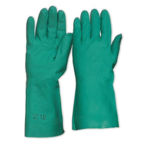 PRO CHOICE - GREEN NITRILE GLOVES SIZE 6 - SMALL- PAIR ONLY - PKT