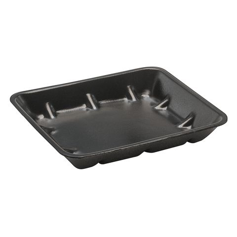 FOAM TRAY DEEP BLACK 8 X 7 (OYSTER)(210X180X15) - 500 - CTN