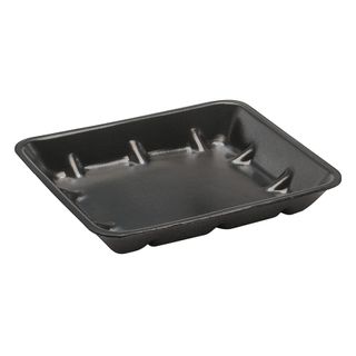 FOAM TRAY DEEP BLACK 8 X 7 (OYSTER)(210X180X15) - 500 - CTN