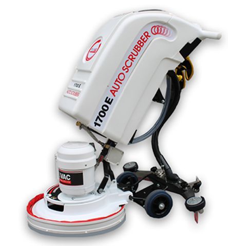 POLIVAC 1700E AUTO SCRUBBER - 187RPM - 1100W 2 STAGE VACUUM MOTOR - 20L SOLUTION & 20L RECOVERY TANK ( MM1700E ) - EACH