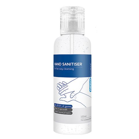 AEROCLEANSE 75% ALCOHOL HAND SANITISER FLIP-TOP BOTTLE - 100ML - EACH