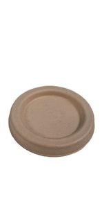 BIOPAK 60ml sugarcane sauce cup solid LID - natural - 50 - ( B-SCL-60-N ) - SLV