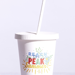 PINNACLE LID - WHITE (90mm) TRULY ECO COMPOSTABLE PAPER LID WITH X-SLOT ( MILK SHAKE ) - LIDCCTE - 1000 - CTN