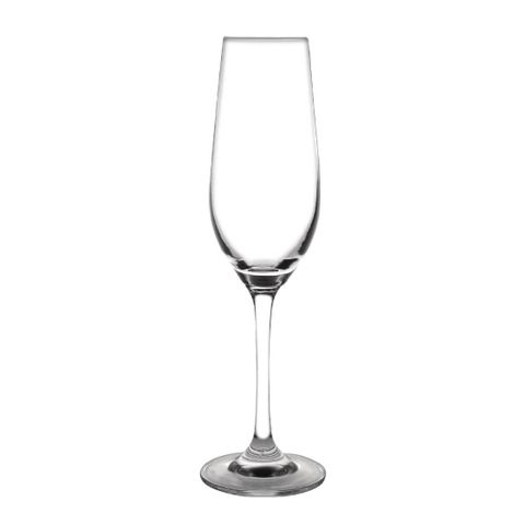 OLYMPIA CHIME CRYSTAL CHAMPAGNE GLASSES / FLUTE 225ML ( GF736 ) - 6 - CTN