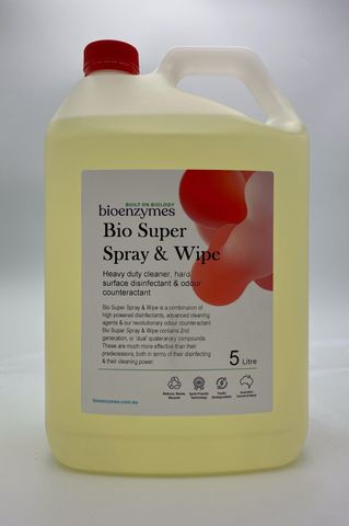 BIOENZYMES SUPER SPRAY & WIPE - 5L