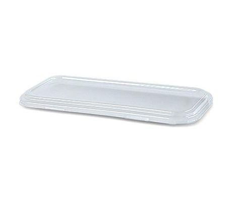 GREENMARK PET LID TO SUIT 2 & 3 COMPARTMENT TRAY - 265x115x11.3MM ( TR2/3L ) - 100 - SLV