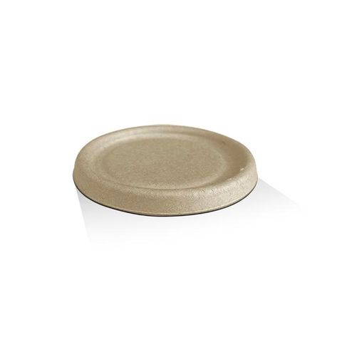 GREENMARK UNBLEACHED SUGARCANE LID TO SUIT 120ML / 4oz SUGARCANE SAUCE CUP / PORTION CUP - NATURAL - UC004SL - 2000 - CTN