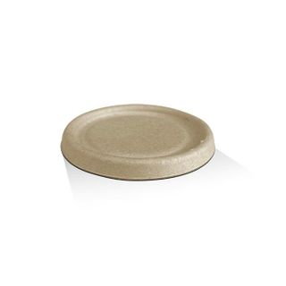 GREENMARK UNBLEACHED SUGARCANE LID TO SUIT 120ML / 4oz SUGARCANE SAUCE CUP / PORTION CUP - NATURAL - UC004SL - 50 - SLV