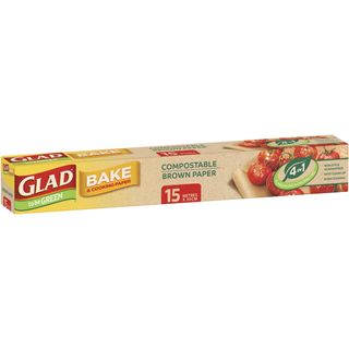 GLAD TO BE GREEN COMPOSTABLE BROWN BAKING PAPER ( HANDY BAKE ) 30CM X 15M - ROLL