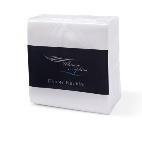 DELUXE WHITE DINNER QUILTED GT FOLD NAPKIN - DNQGT - 100 - PKT