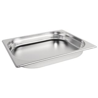 VOGUE 1/2 SIZE 20MM DEEP S/STEEL GASTRONORM PAN - DN713 - EACH