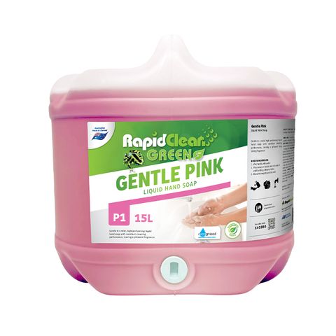 Rapid Clean GENTLE PINK Liquid Hand Soap -15L (Recognised Environmental)