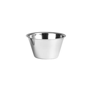 TRENTON DARIOLE MOULD / SAUCE CUP STAINLESS STEEL - 100MM DIA X 55MM H & 210ML ( 70524 ) - EACH