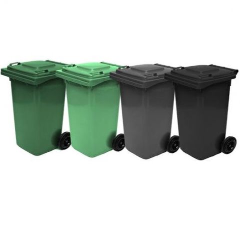 WHEELIE BIN 120L - DARK GREEN - WB120DG - EACH