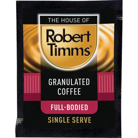 ROBERT TIMMS PREMIUM FULL-BODIED GRANULATED COFFEE SACHETS - 1000 - CTN