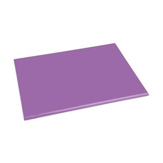 HYGIPLAS HIGH DENSITY CHOPPING / CUTTING BOARD - PURPLE - SMALL 305X225X12MM - FX100 - EACH