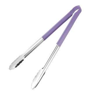 HYGIPLAS COLOUR CODED TONG 405MM - PURPLE - HC853 - EACH