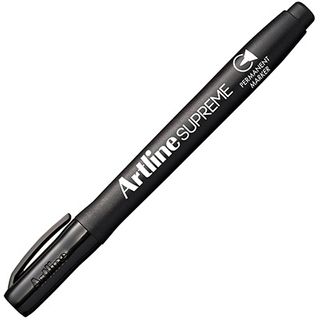 ARTLINE SUPREME PERMANENT MARKER ( SHARPIE ) 1.0mm POINT - BLACK - EACH