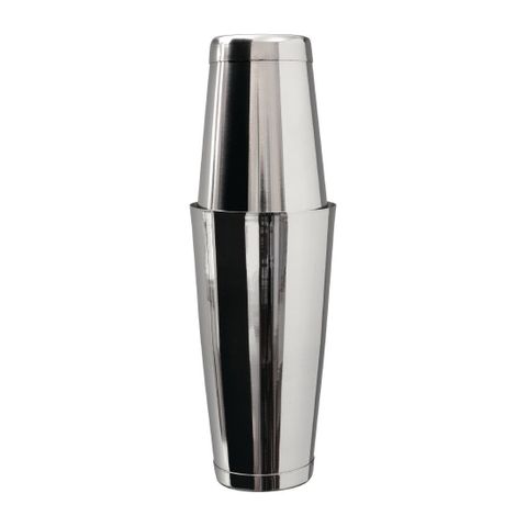 BEAUMONT MEZCLAR TIN ON TIN BOSTON COCKTAIL SHAKER - 2 PIECE STAINLESS STEEL - 18oz / 28oz - DF225 - EACH