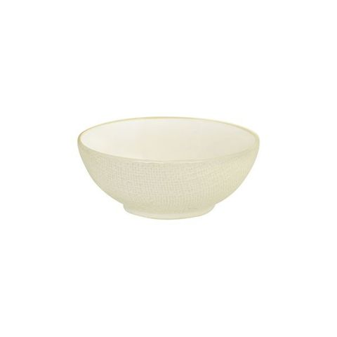 LUZERNE LINEN ROUND BOWL 160MM DIA / 750ML - REACTIVE WHITE - 94562-RW - 6 - CTN