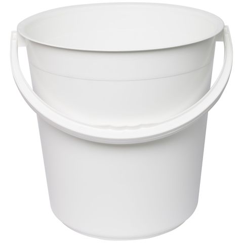 NALLY WHITE BUCKET & HANDLE 13.6L / 3G ( N151WH ) - EACH