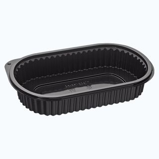 BONSON MEAL TRAY - PP BLACK SINGLE TRAY - RT235 - 400 - CTN