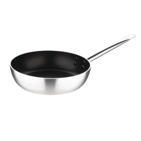 VOGUE 280MM DIA NON STICK TEFLON ALUMINIUM INDUCTION PLATINUM PLUS SAUTE PAN - FB695 - EACH