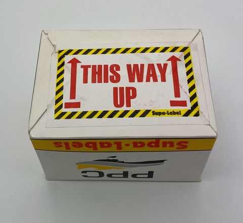 SUPA LABEL "THIS WAY UP" ( RIP-TWU ) - 500 LABLES PER BOX