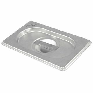 VOGUE 1/9 SIZE GASTRONORM PAN COVER / LID - STAINLESS STEEL - DN740 - EACH