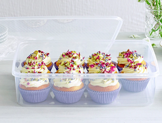 DECOR 4L TELLFRESH CUPCAKE OBLONG CONTAINER - 195660-004 - EACH