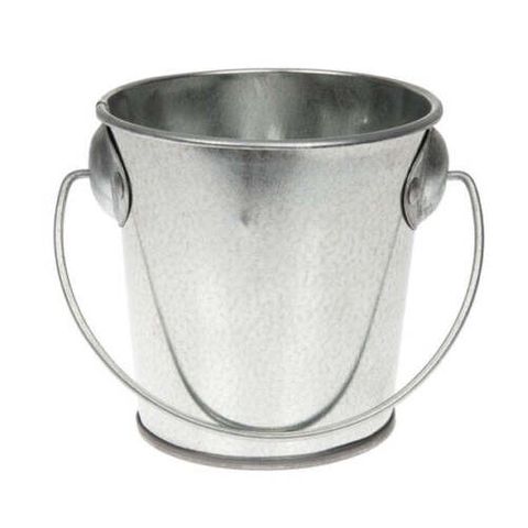 OLYMPIA ROUND GALVANISED BUCKET / PAIL - 70mm H x 80mm Dia - GF246 - EACH