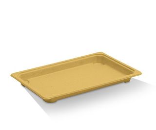 GREENMARK SUSHI TRAY SUGARCANE FIBRE - PFAS FREE - MEDIUM - 165x115x19.5mm - EG-0.8B - 600 - CTN