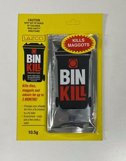 BIN KILL 10.5G WHEELIE BIN PROTECTOR - KILLS FLIES & MAGGOTS - BK-10.5G - 10 - CTN