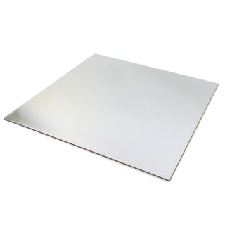 CAKE BOARD 4" SQUARE SILVER FOILED 100X100X2.8MM - 50 - PACK